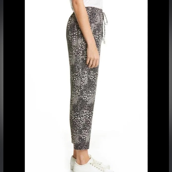 JOIE “Ceylon” Print Cropped Trousers, Size Medium - Picture 3 of 9